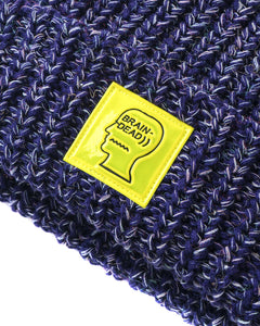 Safety Logo Patch Beanie - Frosted Purple