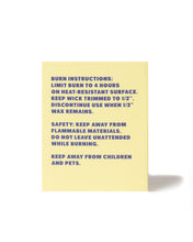 Load image into Gallery viewer, Logo Head Candle - Yellow

