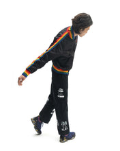 Load image into Gallery viewer, Brain Dead Records Embroidered Satin Club Jacket - Black
