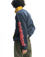 Load image into Gallery viewer, Global Works Snap Mock Neck Pullover - Navy
