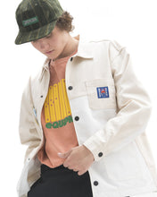 Load image into Gallery viewer, Paneled Chore Coat - White

