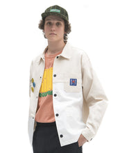 Load image into Gallery viewer, Paneled Chore Coat - White
