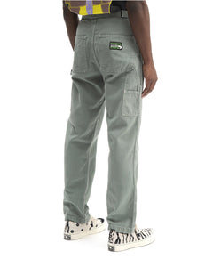 Washed Hard/Software Velcro Carpenter Pant - Grey