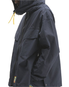 Zip Front Anorak - Navy