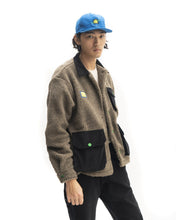 Load image into Gallery viewer, Sherpa Chore Coat - Brown/Black
