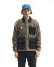 Load image into Gallery viewer, Sherpa Chore Coat - Brown/Black
