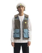 Load image into Gallery viewer, Sherpa Tactical Vest - Brown/Skyblue
