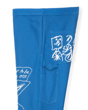 Load image into Gallery viewer, Hard/Software Velcro Printed Carpenter Pant - Blue
