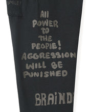 Load image into Gallery viewer, Tonal Type Print Sweatpants - Black
