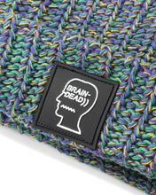 Load image into Gallery viewer, Knitted Logo Patch Beanie - Green/Multi
