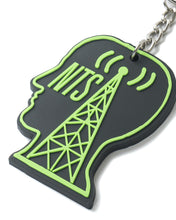 Load image into Gallery viewer, NTS Logo Head Keychain - Black
