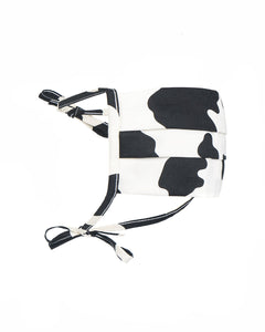 Reversible Cow Face Protection Garment - Cow/Black