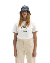 Load image into Gallery viewer, Men's Spooky Short Sleeve Jersey T-Shirt A.P.C. x Brain Dead - White
