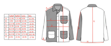Load image into Gallery viewer, Printed Canvas Chore Coat - Light Yellow

