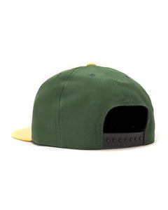 Logo Head Canvas Six Panel Hat - Green